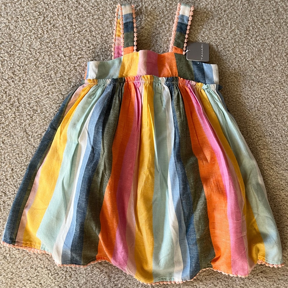 NWT Tahari 3T Linen blend dress